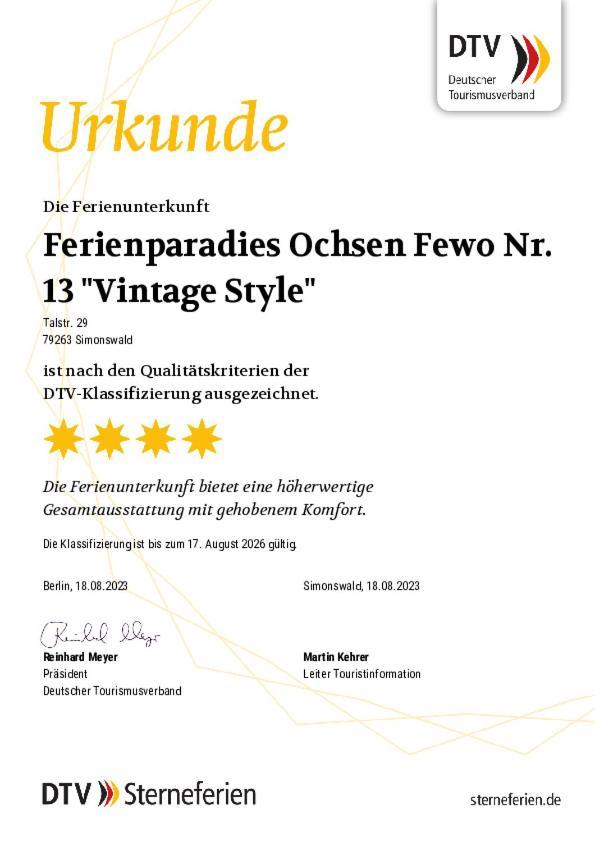 Moderne 3 Zi-Fewo "Vintage Style" 70 Qm Naehe Freiburg Διαμέρισμα Simonswald Εξωτερικό φωτογραφία